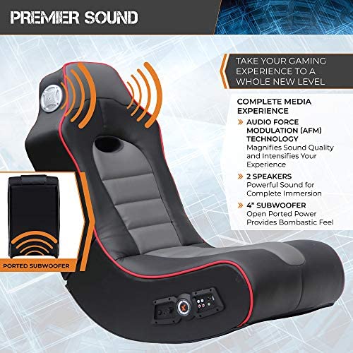 x rocker 5172601 surge bluetooth 2.1 sound gaming chair