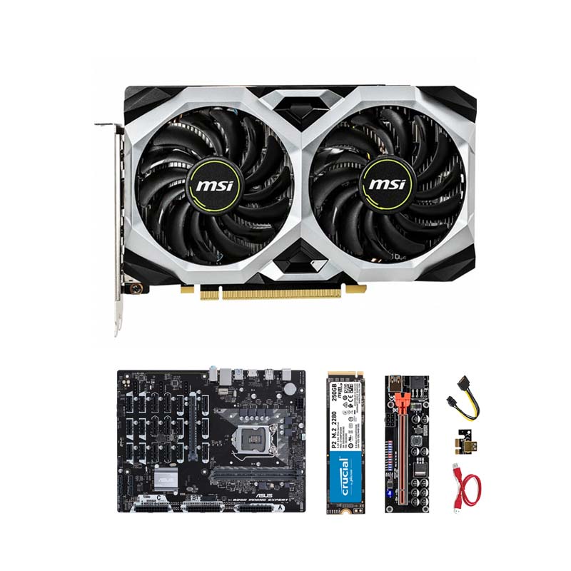 ریگ ماینینگ 9 کارت MSI GTX 1660 SUPER VENTUS XS OC 297mh/s ریگ ماینینگ 9 کارت MSI GTX 1660 SUPER VENTUS XS OC 297mh/s