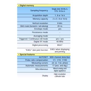 اسیلوسکوپ متریکس مدل OX8040