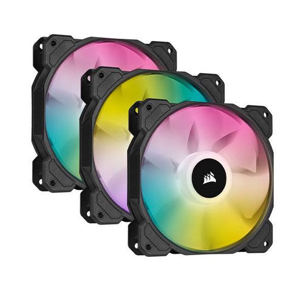 فن کیس کورسیر مدل iCUE SP120 RGB ELITE Triple مجموعه 3عددی فن کیس کورسیر مدل iCUE SP120 RGB ELITE Triple مجموعه 3عددی