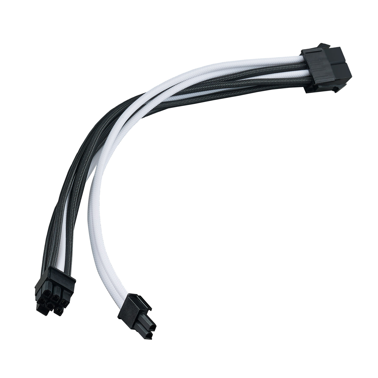 کابل برق کارت گرافیک 6 پین به 8 پین مدل PP07E-PCIBW طول 0.3 متر