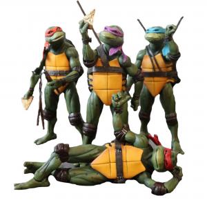 اکشن فیگور نکا مدل لاکپشت های نینجا مجموعه 4 عددی