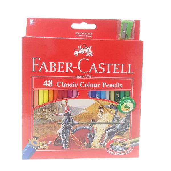 مداد رنگی 48 رنگ فابر کاستل مدل classic 115858